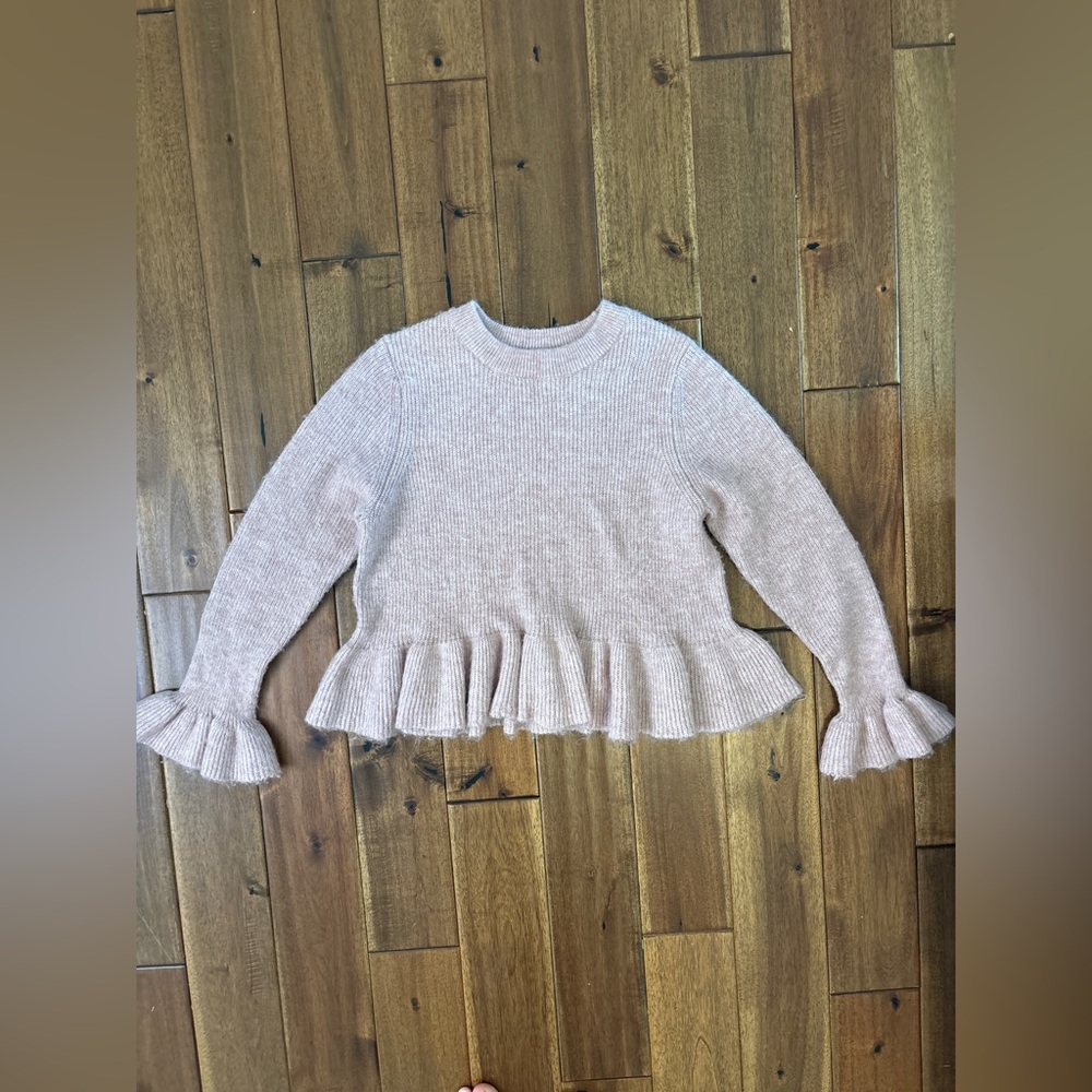 H&M Light Pink Ruffled Sweater - Picture 5 of 7